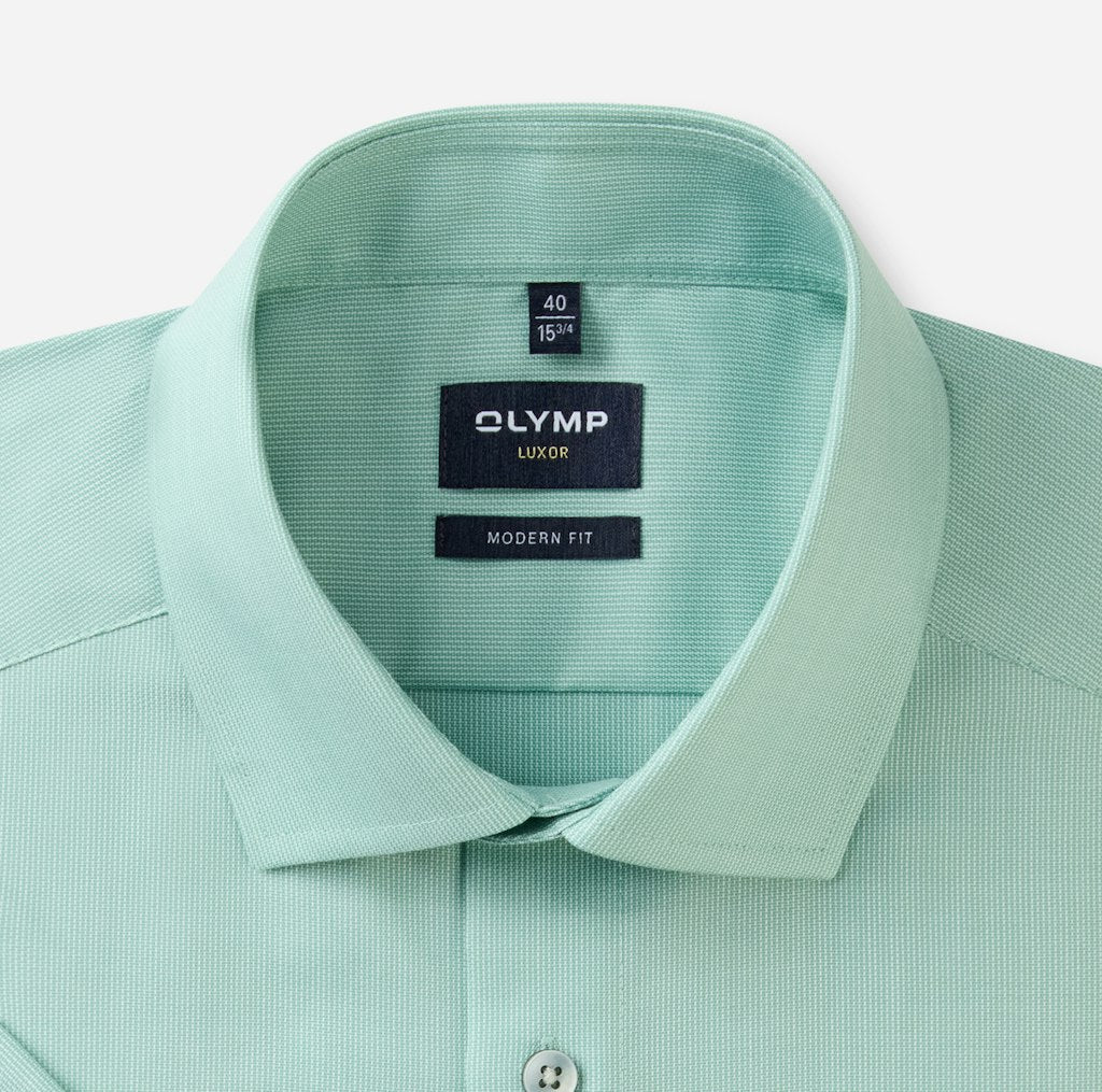 Olymp Herren Hemden kurz  Grõn