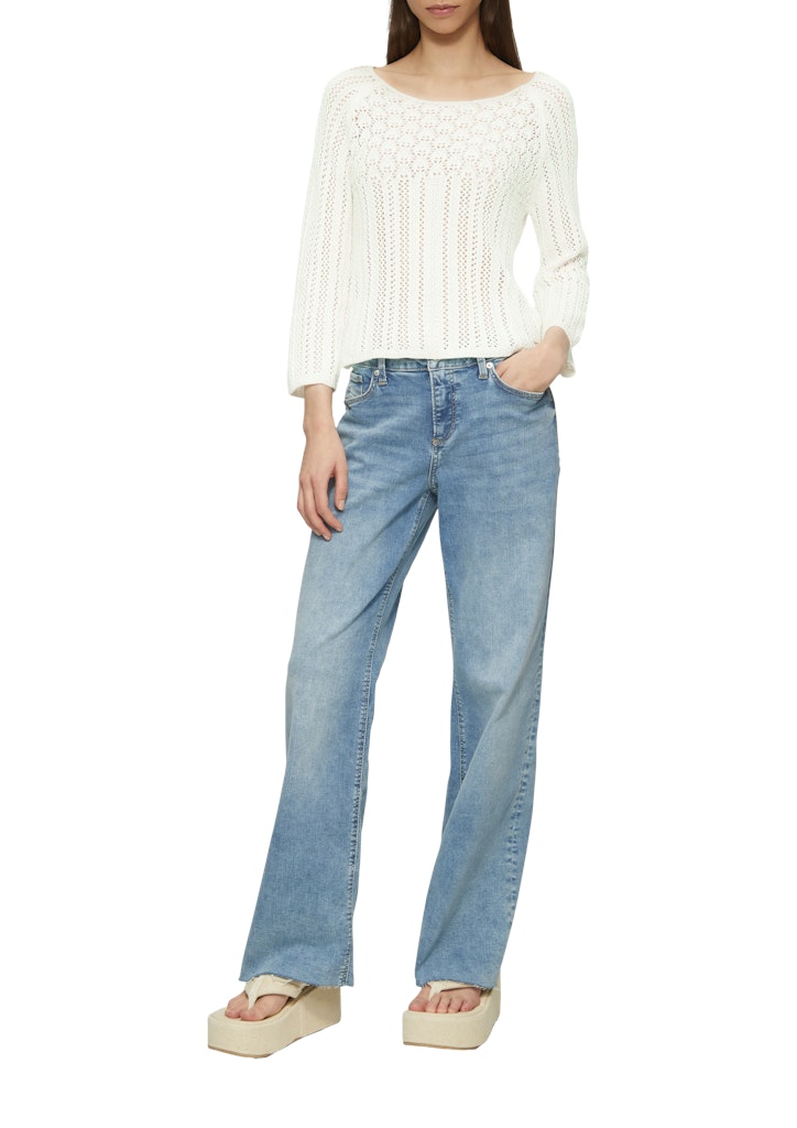 QS by S.Oliver Damen Pullover White