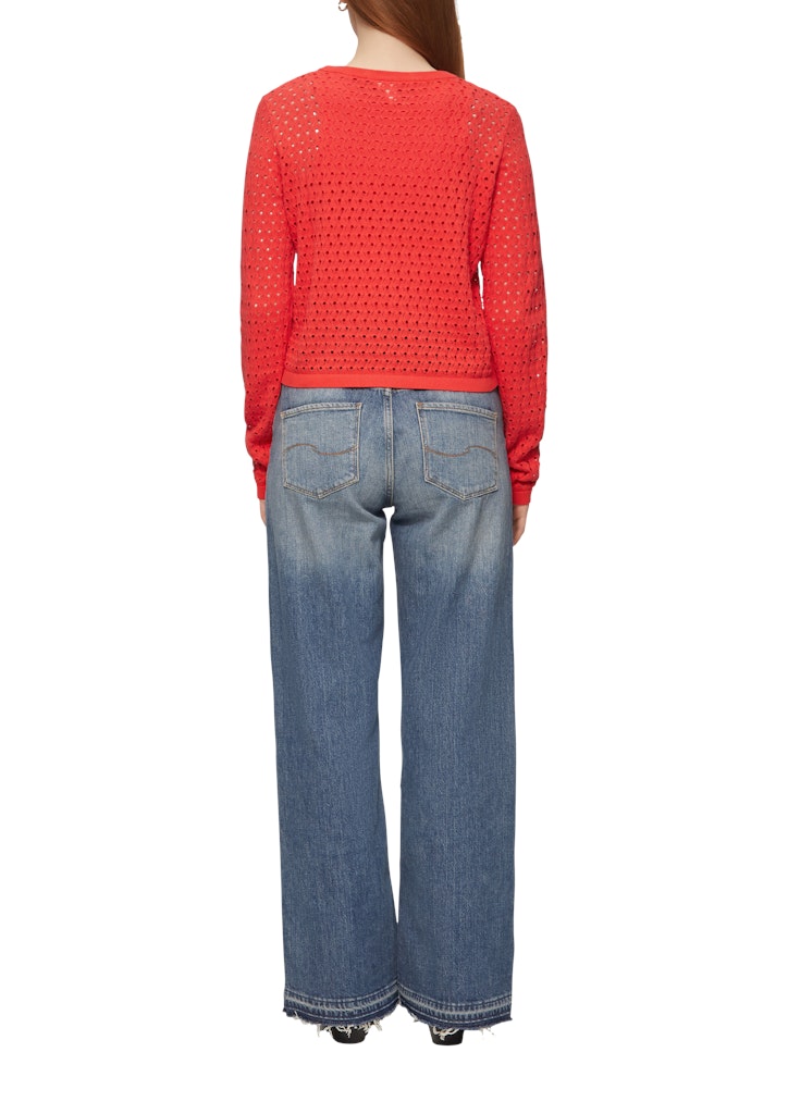 QS by S.Oliver Damen T-Shirts Red