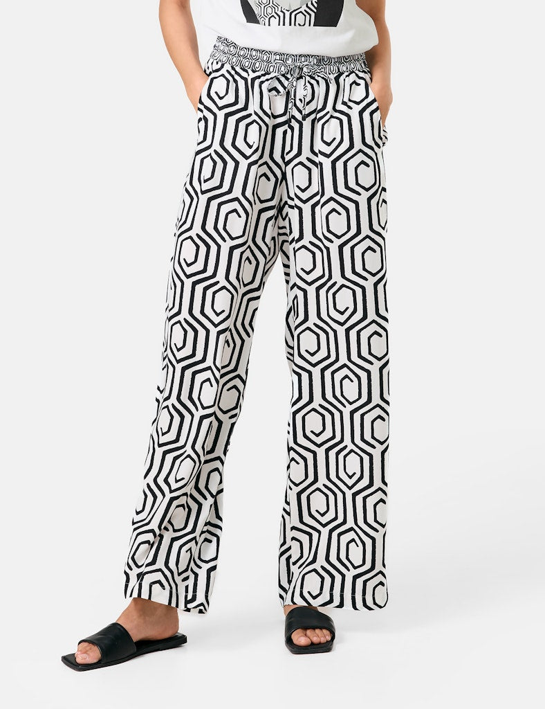 Gerry Weber Damen Hosen Offwhite/