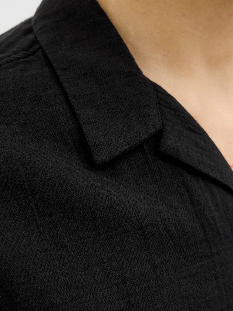 Jack & Jones Herren Hemden lang Black