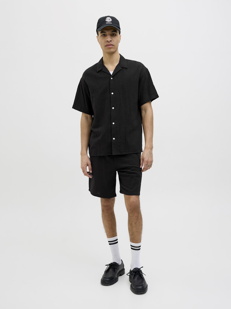 Jack & Jones Herren Hemden lang Black
