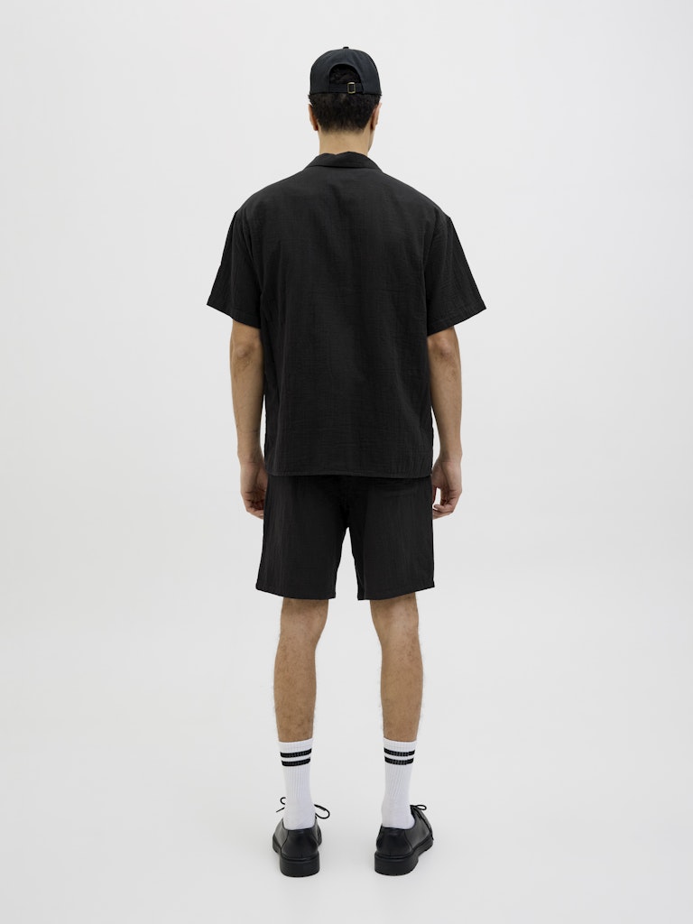 Jack & Jones Herren Hemden lang Black