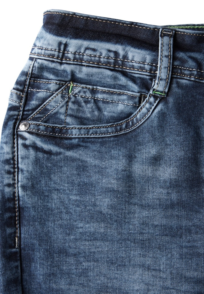 Cecil Damen Hosen Mid Blue