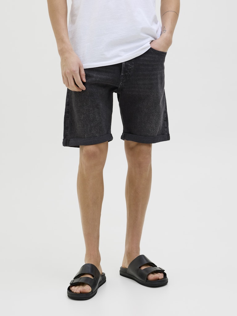 Jack & Jones Herren Shorts Black Denim/Am