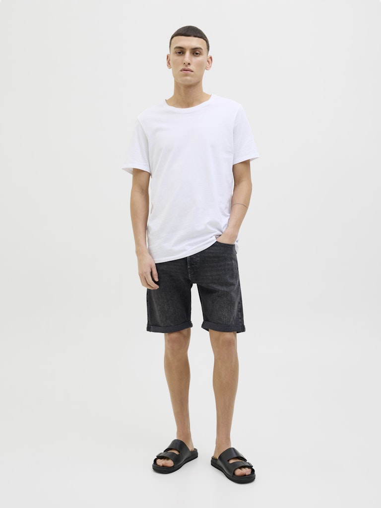 Jack & Jones Herren Shorts Black Denim/Am