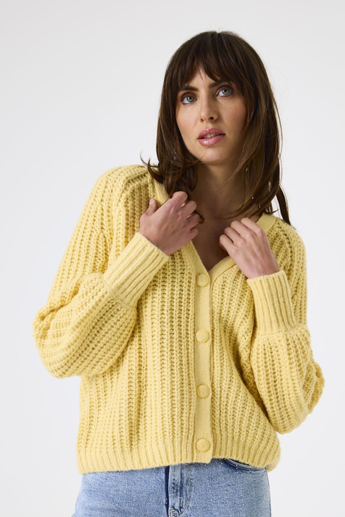 Garcia Damen Strickjacken Mellow Yellow