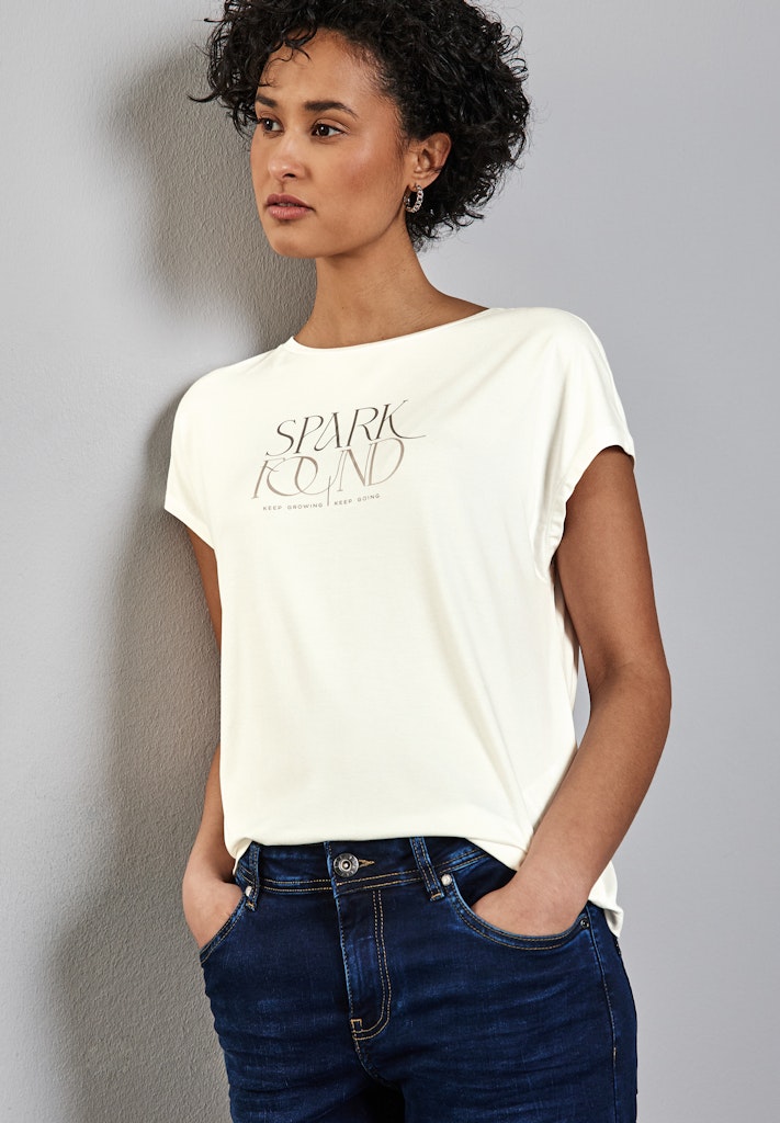 Street One Damen T-Shirts Off White
