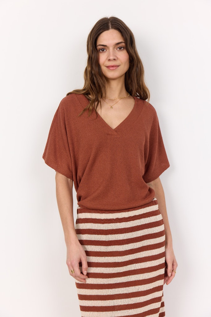 Soya Concept Damen T-Shirts Rusty
