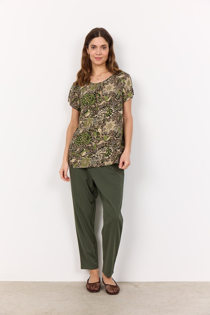 Soya Concept Damen Blusen Calliste Green