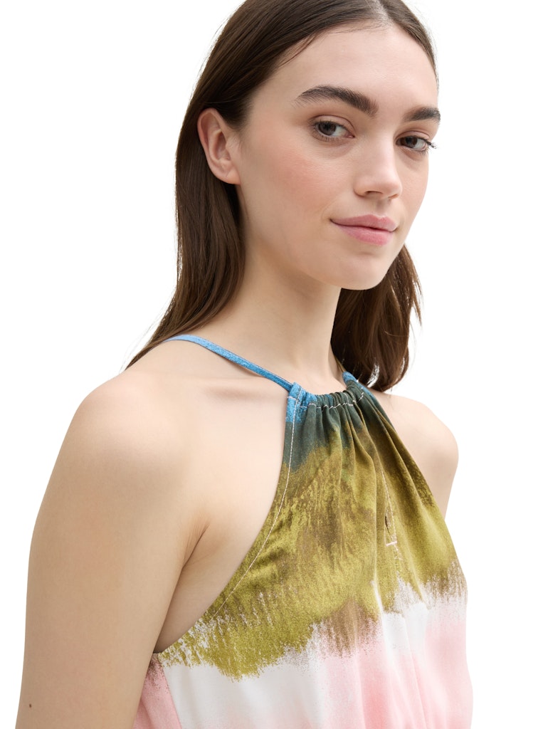 Tom Tailor denim Damen Kleider Watercolor Prin
