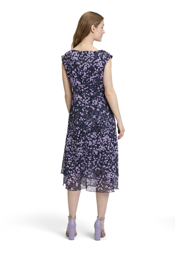 Betty & Co Damen Kleider Dark Blue/Lilac