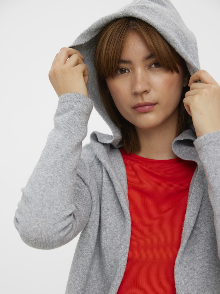 Vero Moda Damen Strickjacken Light Grey Mela