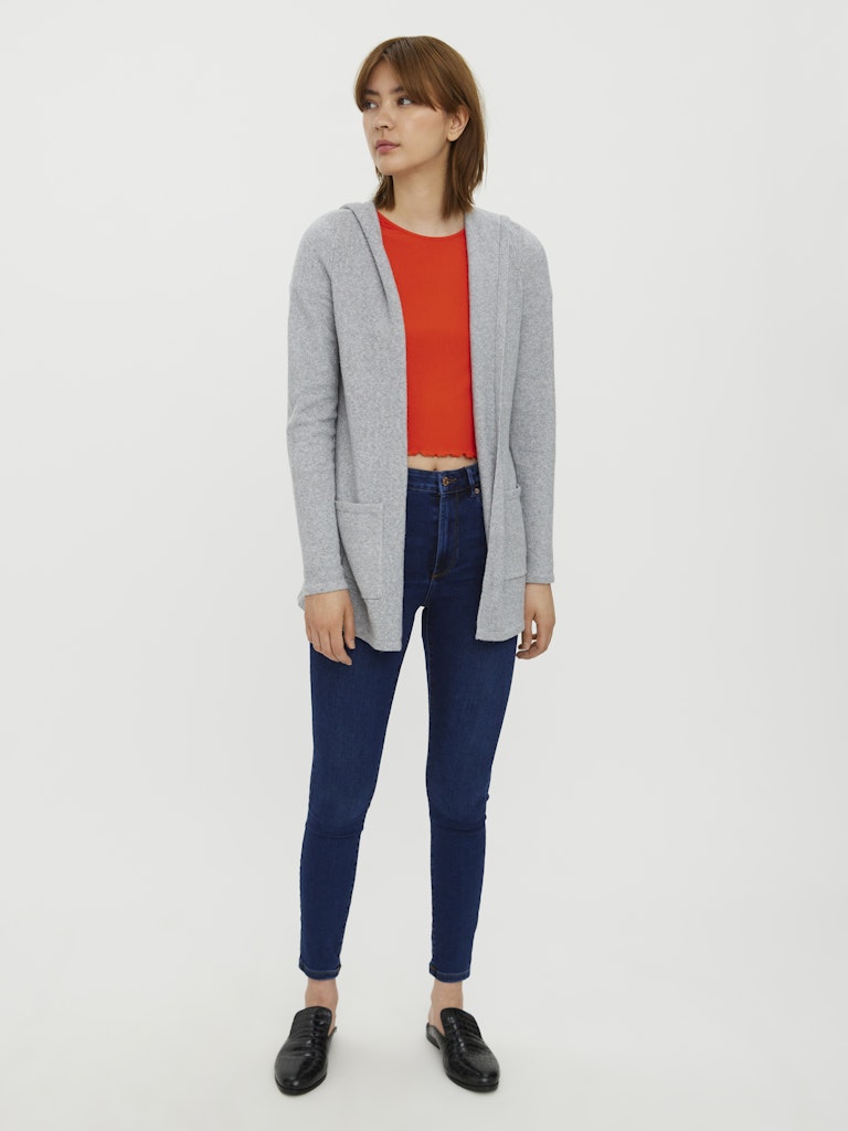 Vero Moda Damen Strickjacken Light Grey Mela