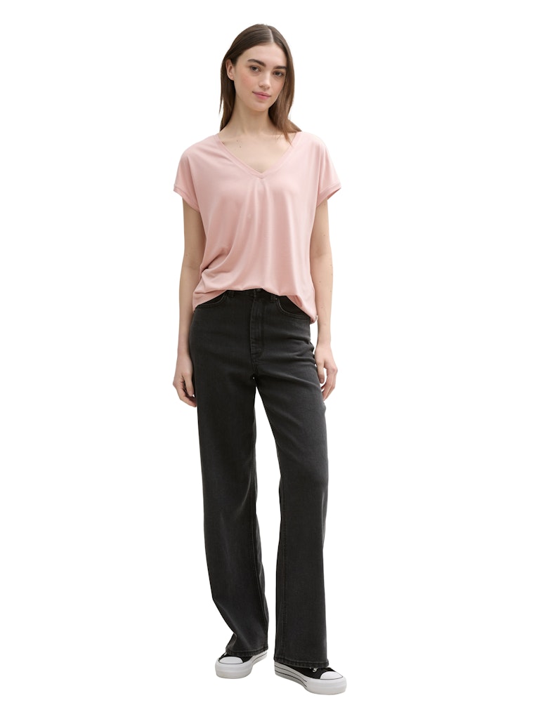 Tom Tailor denim Damen T-Shirts Rose Smoke