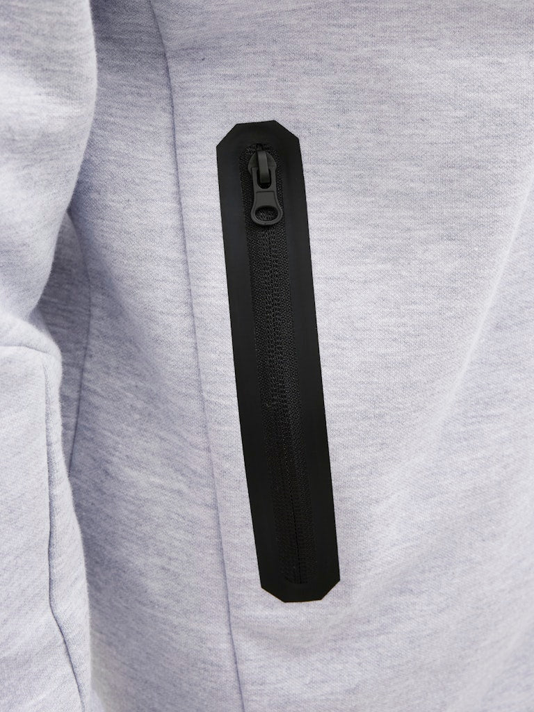 Jack & Jones Herren Sweatjacken Light Grey Mela