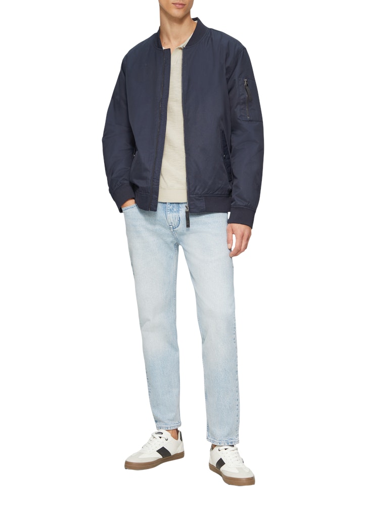 S. Oliver red Herren Pullover White