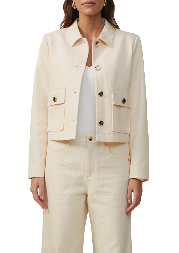S. Oliver black Damen Blazer White