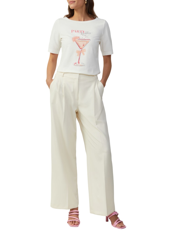 S. Oliver black Damen T-Shirts White