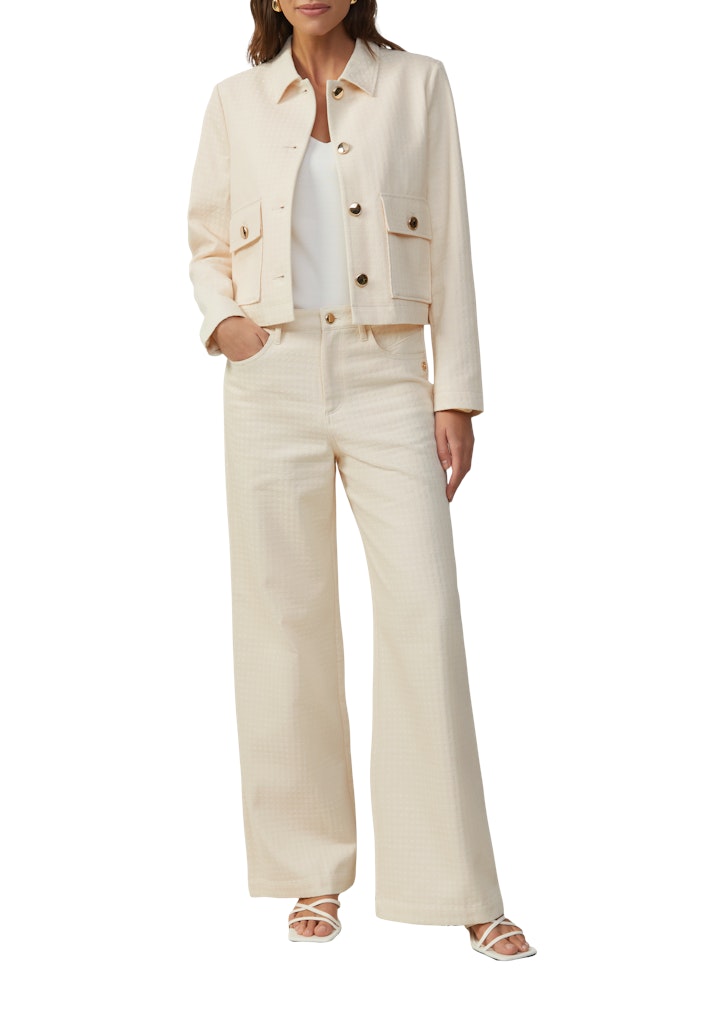 S. Oliver black Damen Blazer White