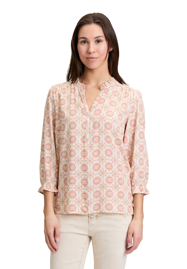 Cartoon Damen Blusen Cream/Rosé