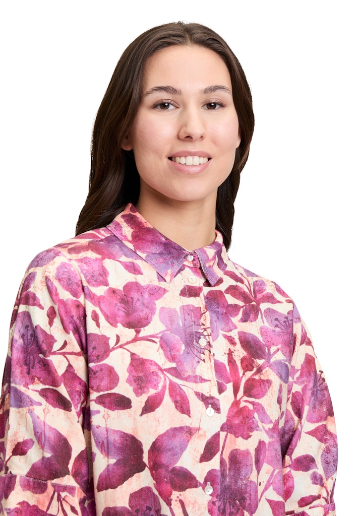 Cartoon Damen Blusen Cream/Dark Pink