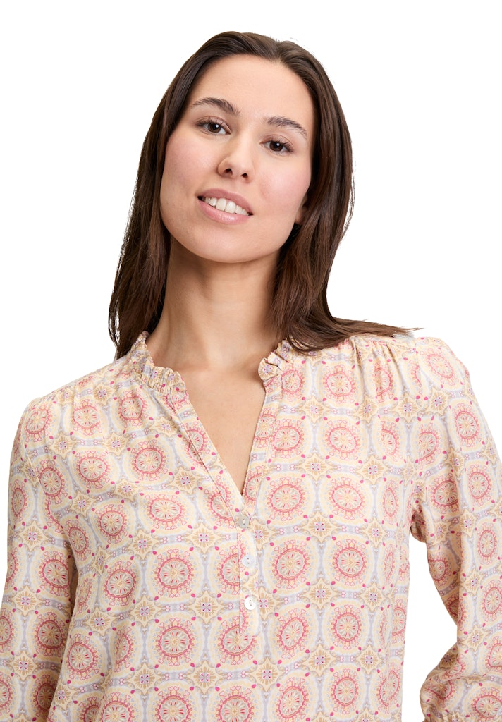 Cartoon Damen Blusen Cream/Rosé