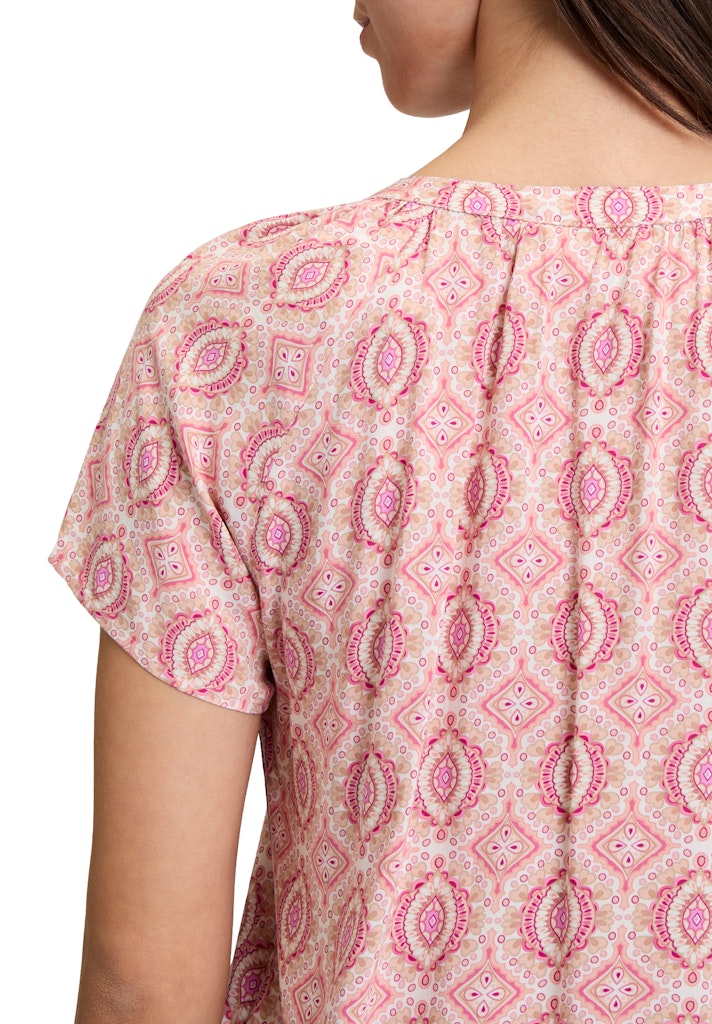 Cartoon Damen Blusen Cream/Apricot