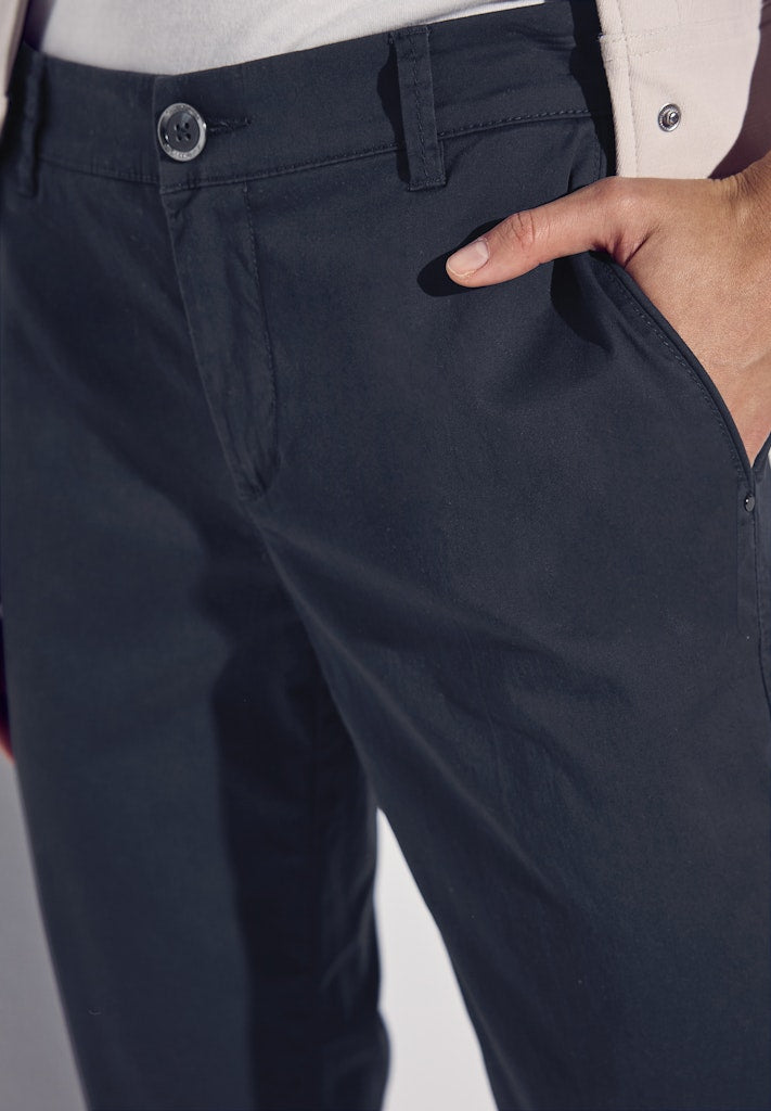 Street One Damen Hosen Deep Blue