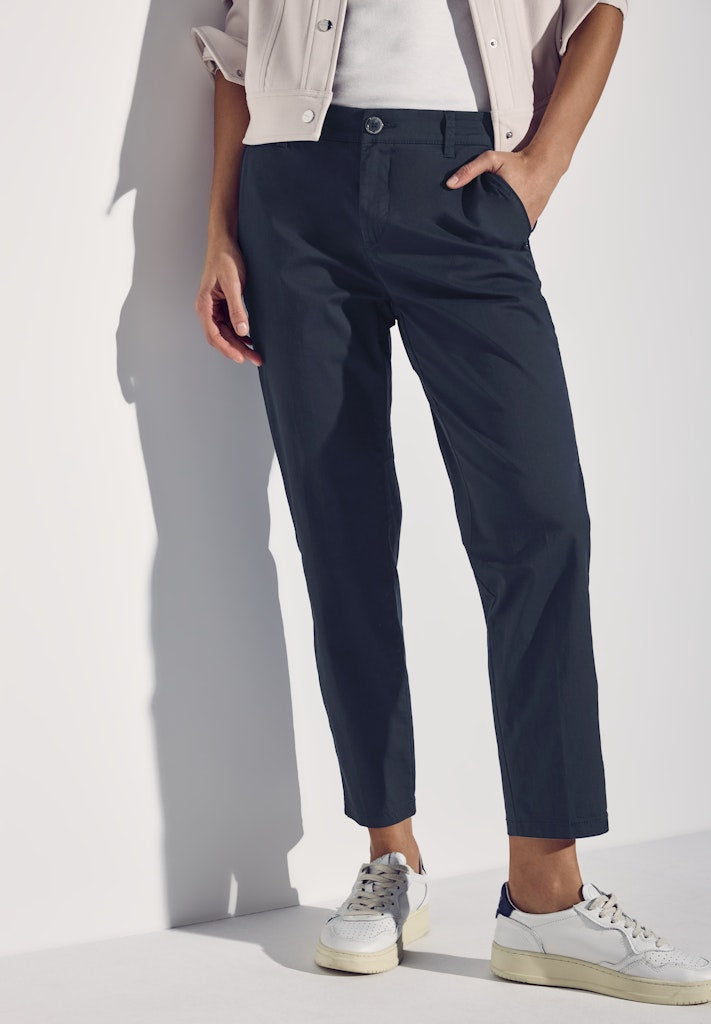 Street One Damen Hosen Deep Blue