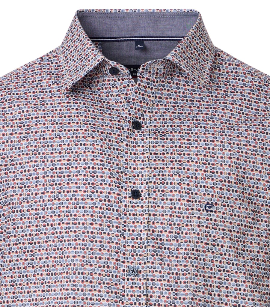 Casa Moda Herren Hemden kurz Blau