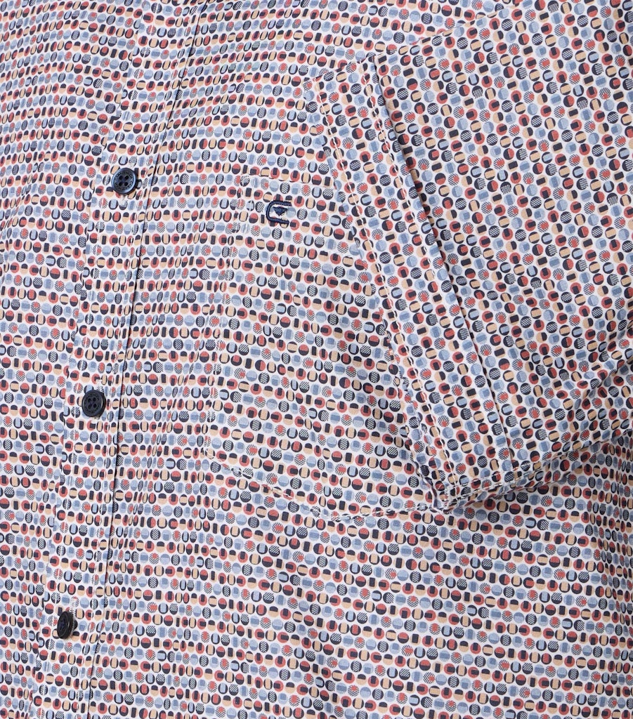 Casa Moda Herren Hemden kurz Blau