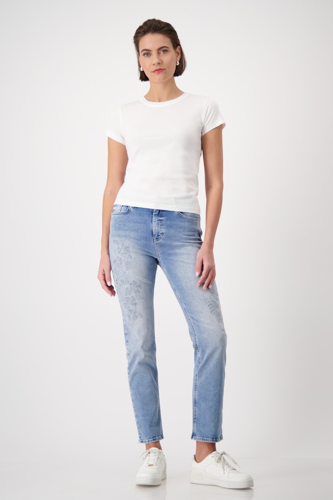 Monari Damen T-Shirts Cream