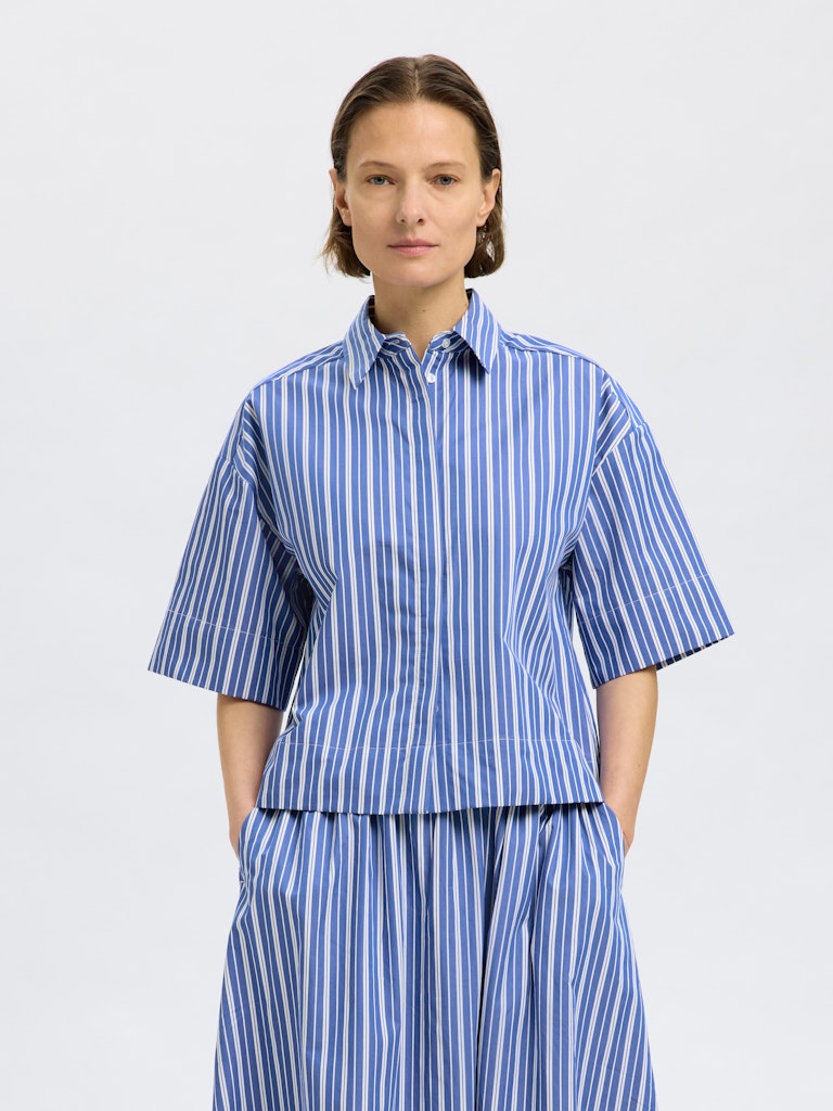 Selected Femme Damen Blusen Dazzling Blue/B