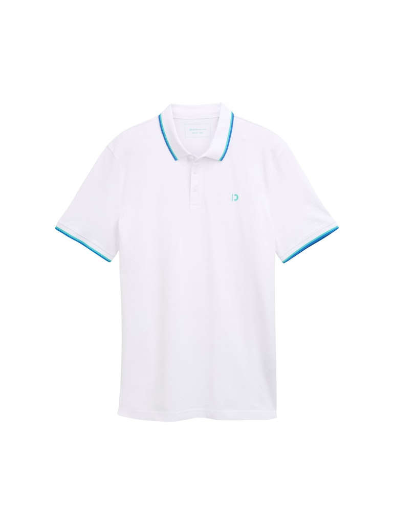 Tom Tailor denim Herren Polo-Shirts White