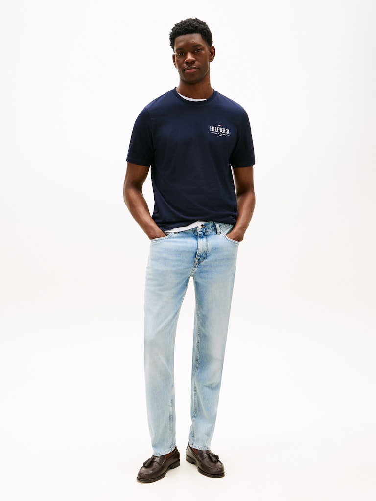 Tommy Hilfiger Herren T-Shirts kurz Dw Blue