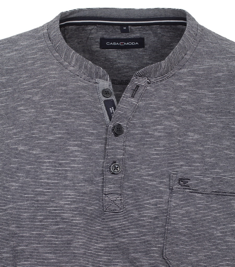 Casa Moda Herren T-Shirts kurz Blau