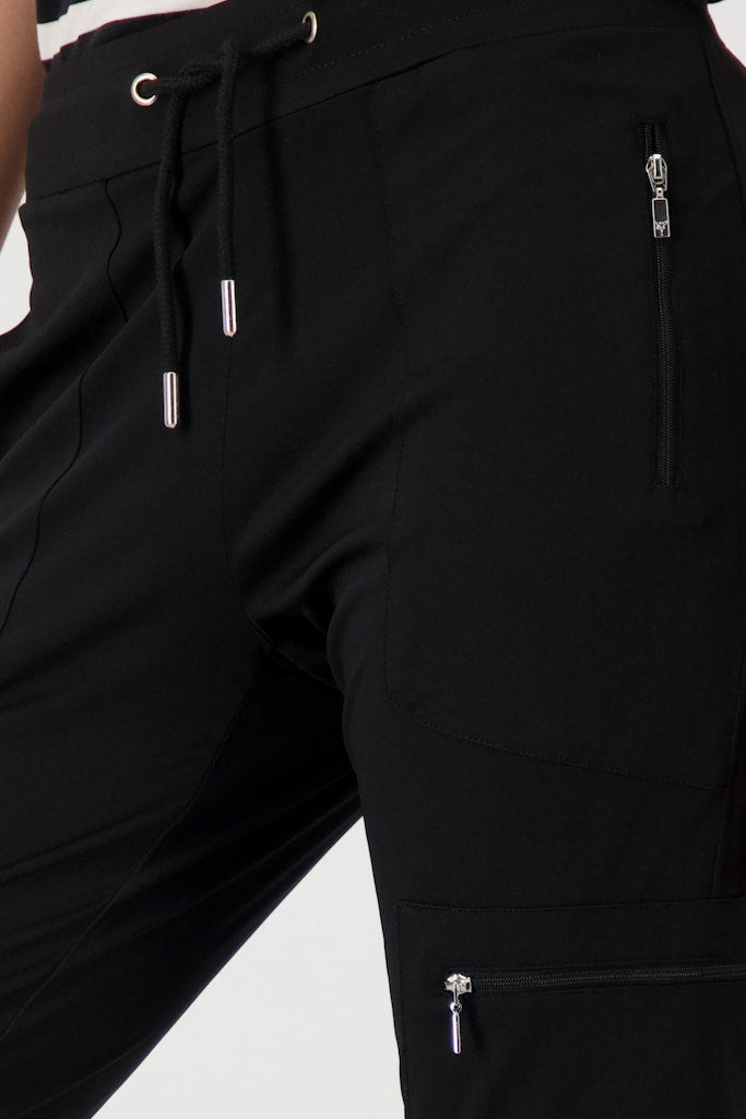 Monari Damen Hosen Schwarz