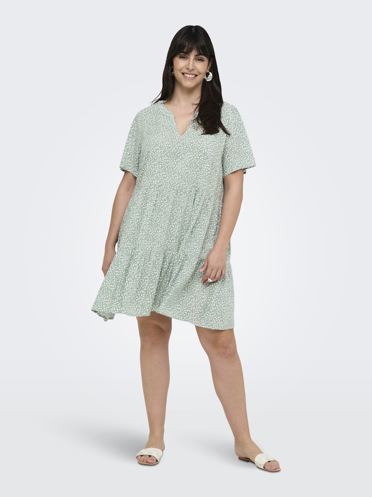 Only Caramkoma Damen Kleider Chinois Green/W