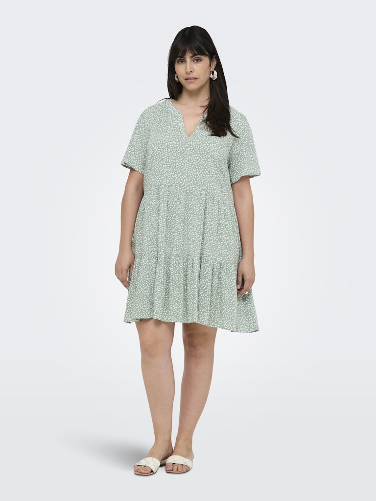 Only Caramkoma Damen Kleider Chinois Green/W