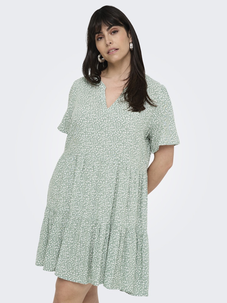 Only Caramkoma Damen Kleider Chinois Green/W