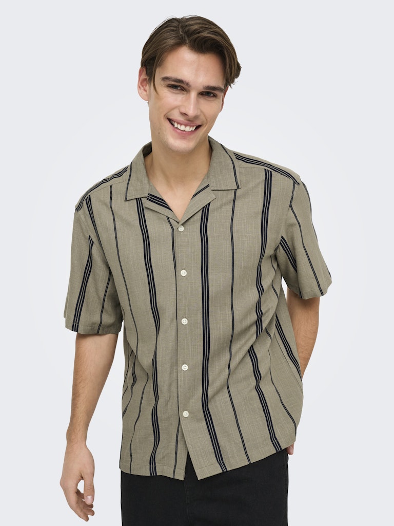 Only & Sons Herren Hemden lang Laurel Oak/Dark