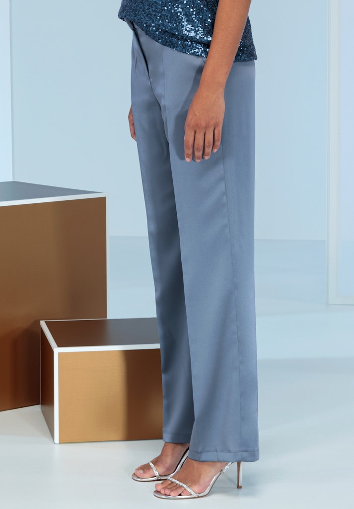 Bianca Damen Hosen Smoke Blue