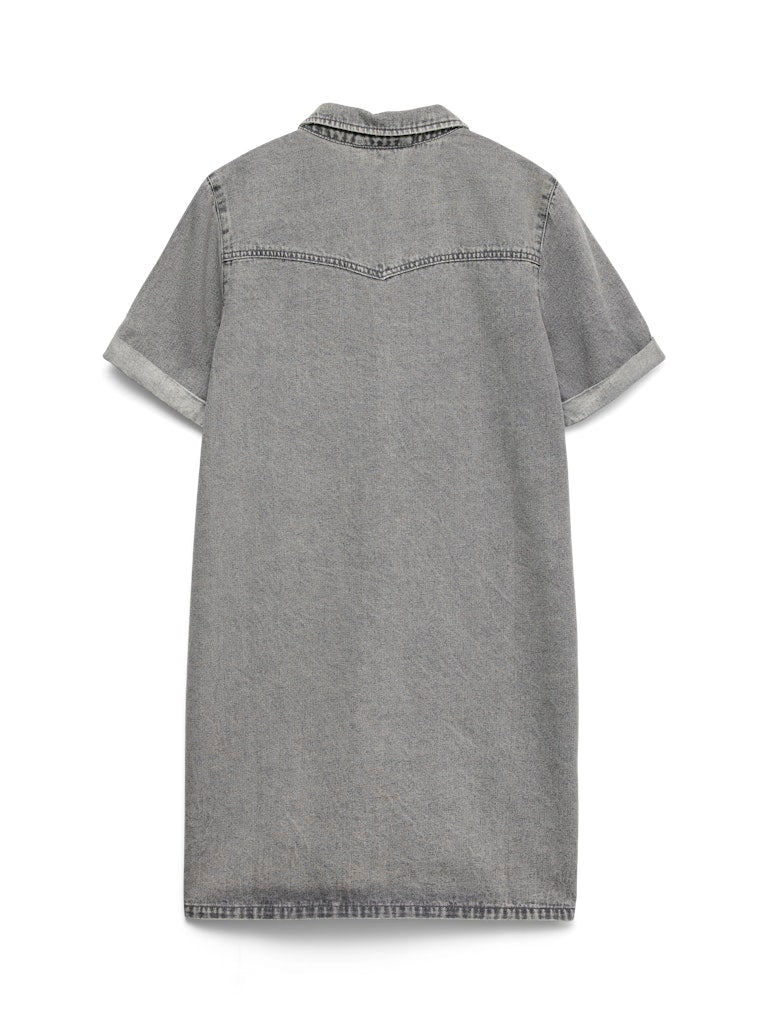 Vero Moda Damen Kleider Medium Grey Den