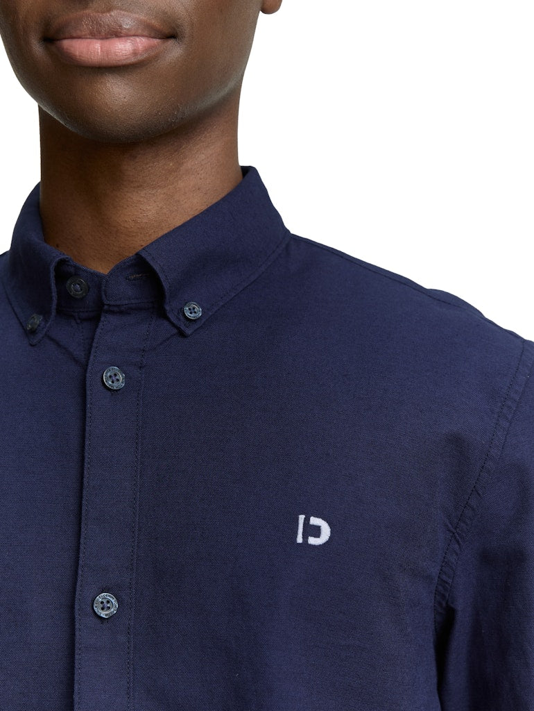 Tom Tailor denim Herren Hemden lang Dark Blueberry