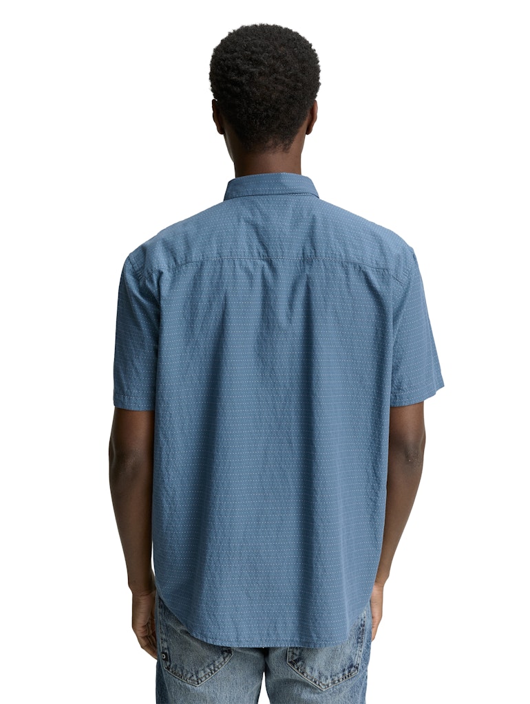 Tom Tailor denim Herren Hemden kurz Mystical Blue D