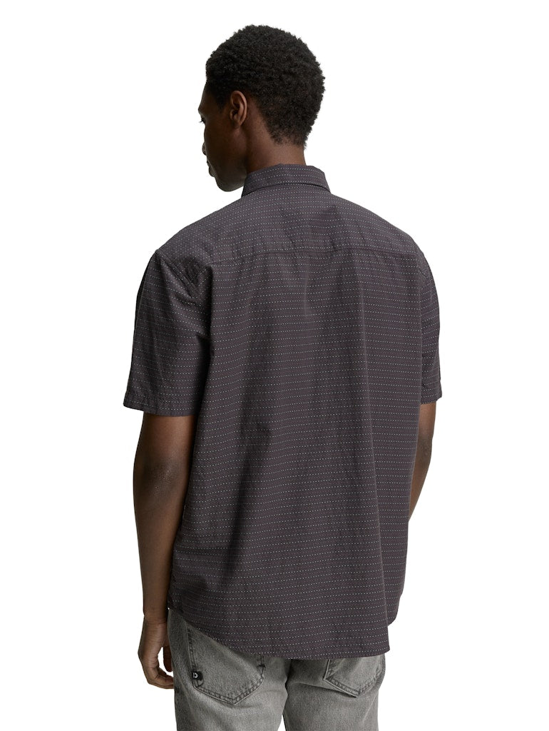 Tom Tailor denim Herren Hemden kurz Grey Colored Do