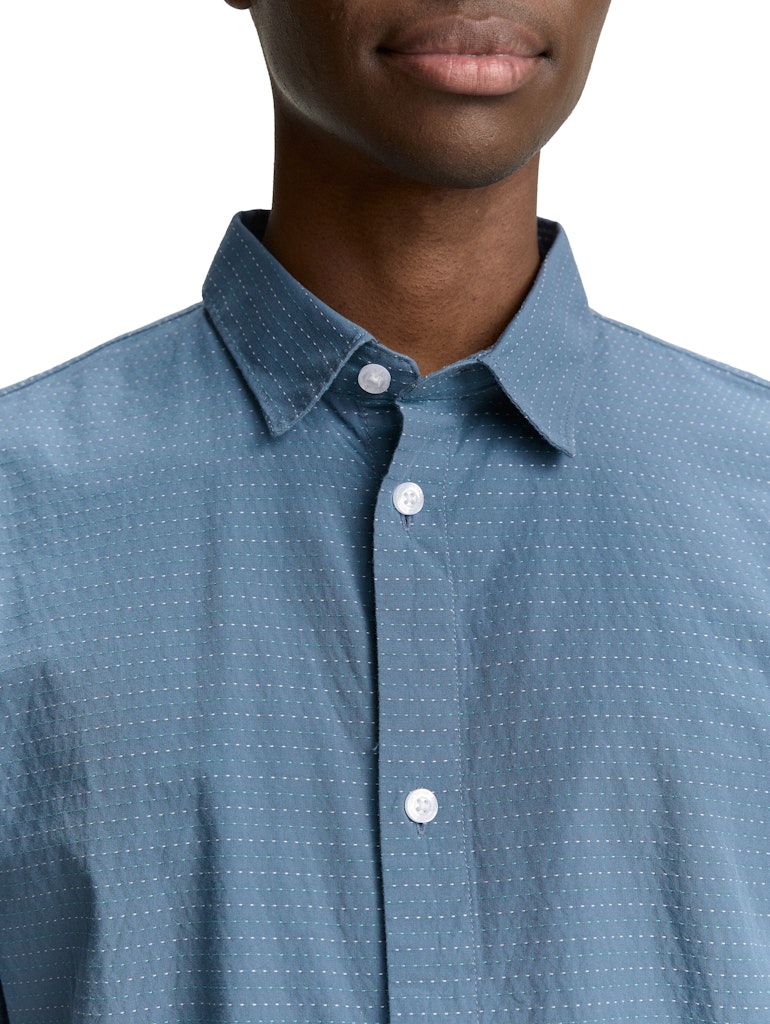 Tom Tailor denim Herren Hemden kurz Mystical Blue D