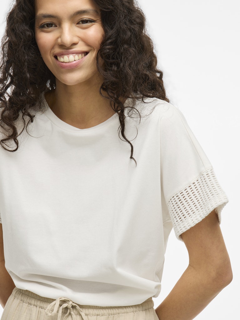 Vila Damen T-Shirts Birch