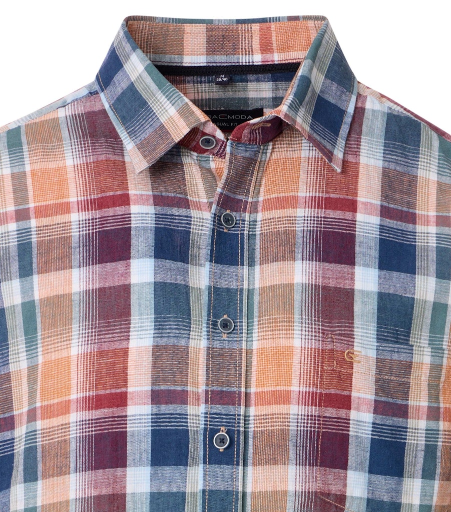 Casa Moda Herren Hemden kurz Orange